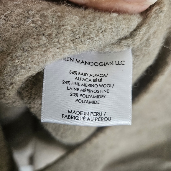 Lauren Manoogian Tan Felt Sweater In Moth - Picture 11 of 13